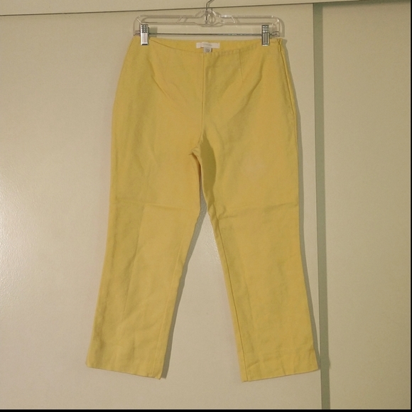Chico's yellow capris - Picture 1 of 16